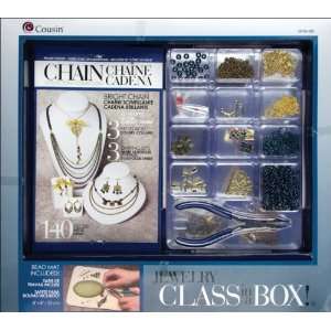  Jewelry Basics Class in a Box Kit, Gold Chain Arts 
