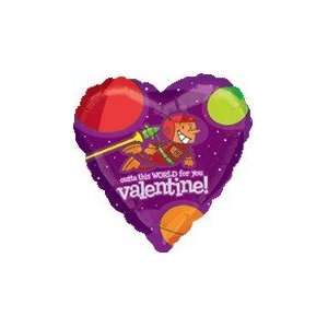  18 Outta This World For You Valentine   Mylar Balloon 