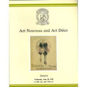  Christies Auction Catalog Art Nouveau and Art Deco 