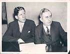 1935 Radio Personality Rudy Vallee With Attorney Hymie 