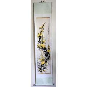  Big Chinese Art Watercolor Painting Scroll Flower 
