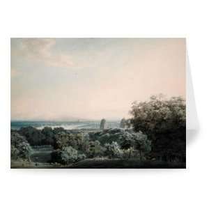  London from Greenwich Hill, c.1791 (w/c,   Greeting Card 