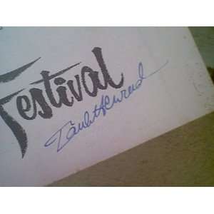   , Paul 1955 Playbill Festival Signed Autograph