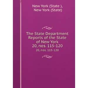  The State Department Reports of the State of New York. 20 
