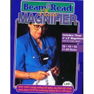 Read Plus Magnifier, hands free light & magnifier, perfect for reading 