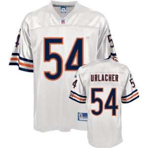 Brian Urlacher #54 Chicago Bears Replica NFL Jersey White Size 54 (XXL 