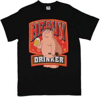 Heavy Drinker   Family Guy T shirt  