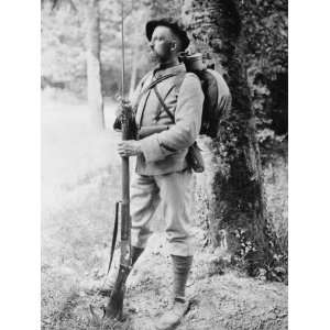  Type of French Infantry Soldier in Alsace During World War 