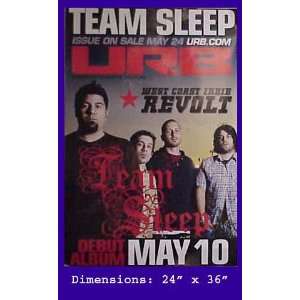  TEAM SLEEP URB Magazine Cover Poster 24x36 Everything 