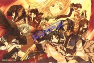 PROMO POSTCARD UTAWARERUMONO Elulu Hakuoro Urutori NEW  