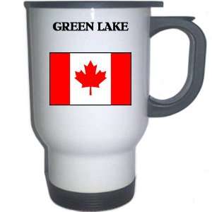  Canada   GREEN LAKE White Stainless Steel Mug 