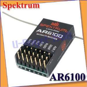  ar6100 2.4ghz 6 ch rc receiver + Toys & Games