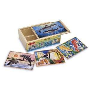  Sea Life Puzzles in a Box Toys & Games