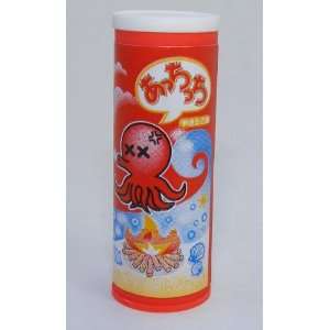  Candy Tube, Red Octopus Snack Japanese Erasers. 2 Pack 