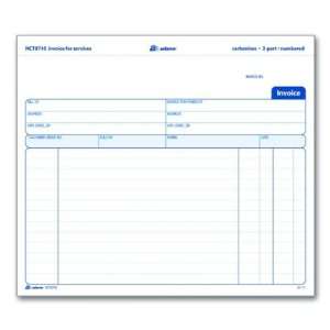  ABFNCT8745   Invoice for Services Unit Set Office 