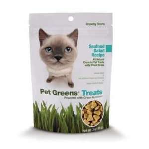  Top Quality Pet Greens Seafood Crunchy Cat Treats 3oz Pet 