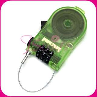   small but useful combination number lock in green color ultra secure