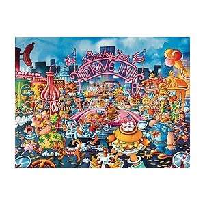  Bon Appetit   American Fast Food Jigsaw Puzzle Toys 