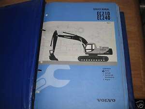 Volvo EC210 EC240 Excavator Service Manual  
