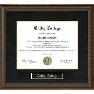  Colby College Diploma Frame
