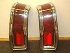 1971 PLYMOUTH VALIANT TAIL LIGHT LENS & BEZELS LEFT AND RIGHT