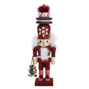   Hollywood Red Gingerbread Nutcracker with Cookie Hat