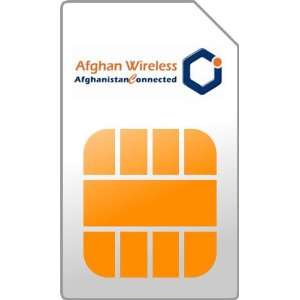  Afghan Wireless SIM Card (Afghanistan) Cell Phones 