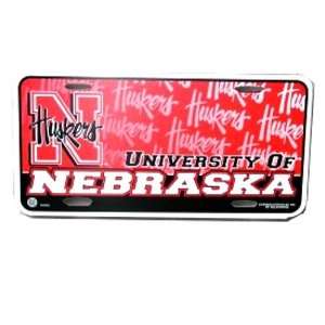  University of Nebraska Lincoln UNL Cornhuskers  Plastic 