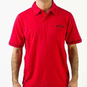  Alpinestars Polo Phase 2 Shirt, Red, Size XL 