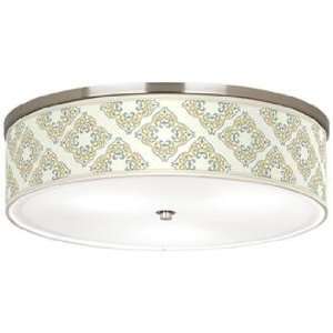  Aster Ivory Nickel 20 1/4 Wide Ceiling Light