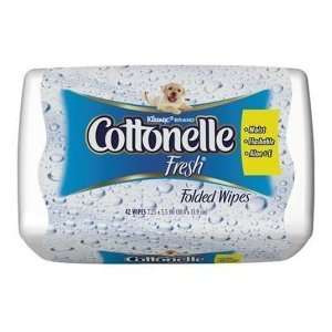  Cottonelle Fresh Flushable Wipes, Tubs, Case of 16/42s 