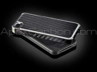   Predator Zero Real Carbon Fiber iPhone 4, 4S, 4G Case  CHROME/SILVER