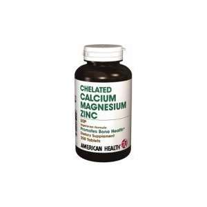  American Health Calcium & Magnesium With Zinc 250 Tabs 