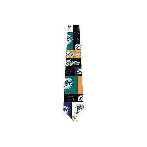  NFL Dolphins Block & Play Tie