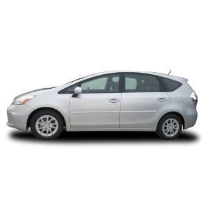  2012 Toyota Prius V Body Side Moldings (Classic Silver 1F7 