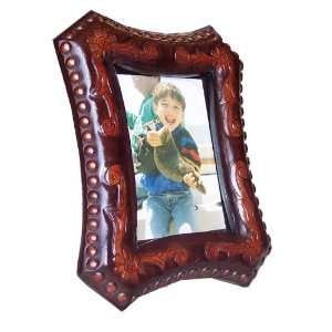  Leather 8 Corner Picture Frame 5 x 7 Electronics