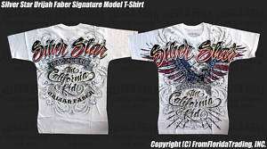 Silver Star Urijah Faber Cali Kid Signature T Shirt  