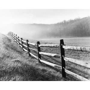  Vanishing Fence by Monte Nagler 30x24