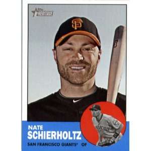 2012 Topps Heritage 270 Nate Schierholtz   San Francisco Giants 