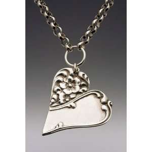  Silver Spoon Ladies Unique Heart Chain Necklace Pendent 