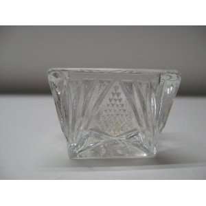  Clear Glass Westmoreland Pyramid Glass Square Open Salt 