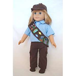  Brownie Scout Pant Uniform for 18 Inch Dolls Toys & Games