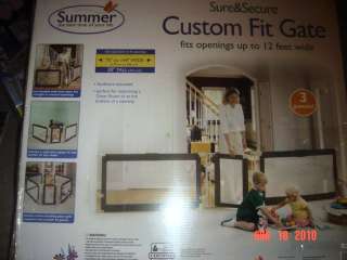 Summer Custom Fit Gate for Baby & Pets UP TO 12 FT NEW  
