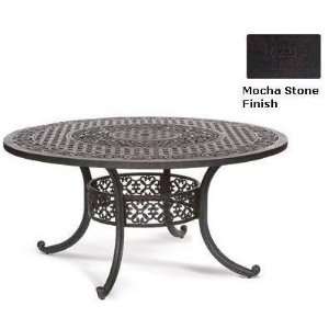  Athena 60 Rotating Table (Mocha Stone) (30H x 60W x 60 