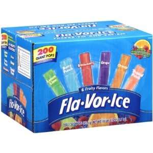 Fla vor ice Freeze Pops, Assorted Flavors (200 Pops)