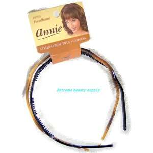   headband plastic comfort head band 8703 black and brown 2 pcs Beauty