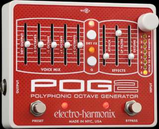 Back in 2005, Electro Harmonix unveiled the original POG, a polyphonic 