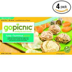GoPicnic Ready To Eat Meals Tuna + Hummus Picnic, 5.51 Ounce (Pack of 