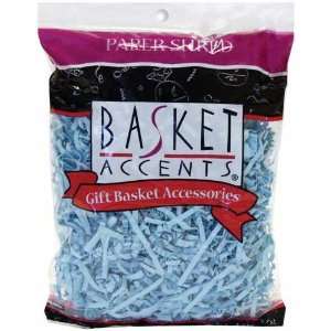  Basket Accents Paper Shreds 2 Ounces baby Blue Arts 