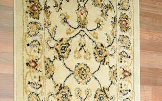 Persian Ivory Floral Design 2x7 Runner   Area Rug   Carpet (AREA 